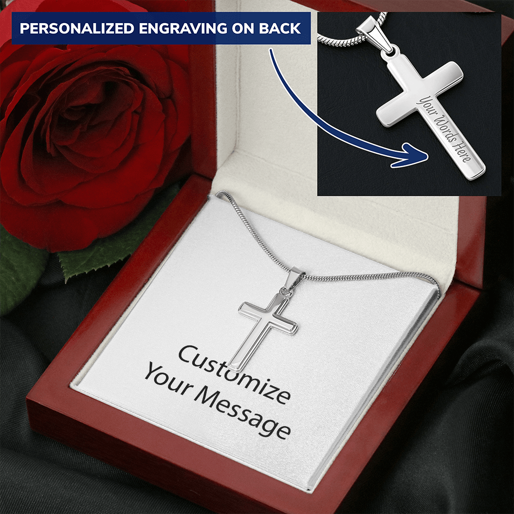 Cross Necklace Snake Chain 2