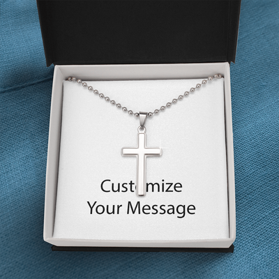 Cross Necklace Ball Chain 1